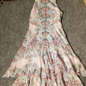 .New-Nanette Lepore maxi dress, Multicolor,  Size 4, Pink/blue floral pattern